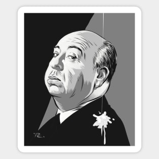 Alfred Hitchcock - An illustration by Paul Cemmick Magnet